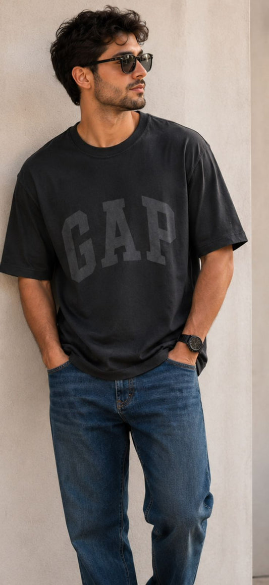 CAMISETA GAP NEGRA HOMBRE